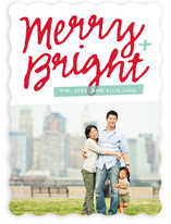 Merry Script Holiday Photo Cards