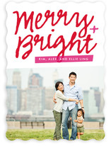 Merry Script Holiday Photo Cards