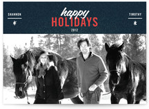 Cool Couple Holiday Photo Cards