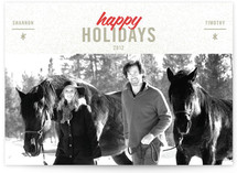 Cool Couple Holiday Photo Cards