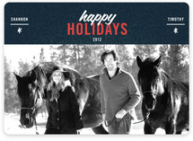 Cool Couple Holiday Photo Cards
