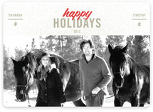 Cool Couple Holiday Photo Cards