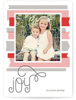 Washi Ribbons Holiday Photo Cards