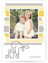Washi Ribbons Holiday Photo Cards