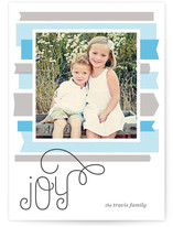 Washi Ribbons Holiday Photo Cards