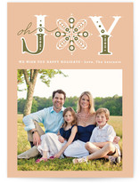 Snowflake of Joy Holiday Photo Cards