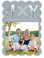 Snowflake of Joy Holiday Photo Cards