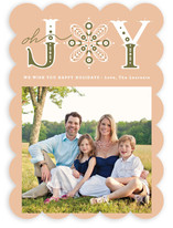 Snowflake of Joy Holiday Photo Cards