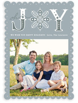 Snowflake of Joy Holiday Photo Cards