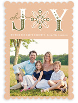 Snowflake of Joy Holiday Photo Cards