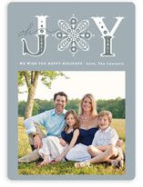 Snowflake of Joy Holiday Photo Cards