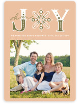 Snowflake of Joy Holiday Photo Cards