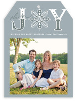 Snowflake of Joy Holiday Photo Cards