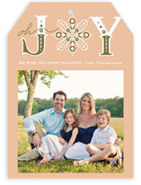 Snowflake of Joy Holiday Photo Cards
