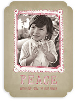 Free Hand Frame Holiday Photo Cards