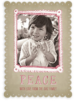 Free Hand Frame Holiday Photo Cards