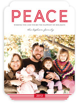 Wishing for Peace Holiday Photo Cards