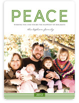 Wishing for Peace Holiday Photo Cards