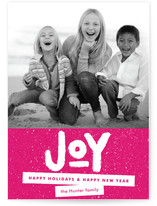 Standout Joy Holiday Photo Cards
