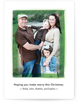 Painted Frame Holiday Photo Cards