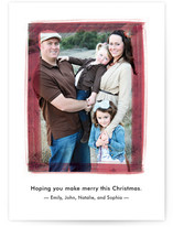 Painted Frame Holiday Photo Cards