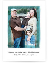 Painted Frame Holiday Photo Cards