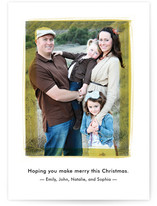 Painted Frame Holiday Photo Cards