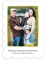 Painted Frame Holiday Photo Cards