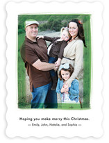 Painted Frame Holiday Photo Cards