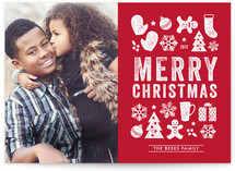 Christmas Dingbats Holiday Photo Cards