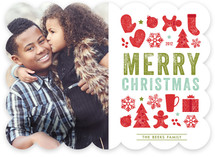 Christmas Dingbats Holiday Photo Cards
