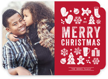 Christmas Dingbats Holiday Photo Cards