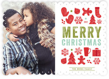 Christmas Dingbats Holiday Photo Cards