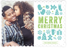 Christmas Dingbats Holiday Photo Cards