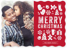 Christmas Dingbats Holiday Photo Cards