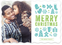 Christmas Dingbats Holiday Photo Cards