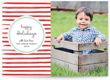 At the Beach Holiday Photo Cards