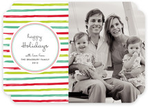 At the Beach Holiday Photo Cards