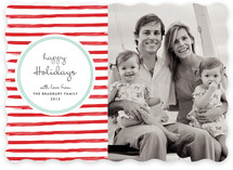 At the Beach Holiday Photo Cards