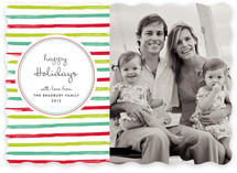At the Beach Holiday Photo Cards