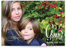 Chalked Cheer Holiday Photo Cards