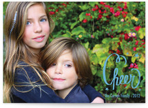 Chalked Cheer Holiday Photo Cards
