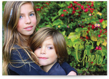 Chalked Cheer Holiday Photo Cards