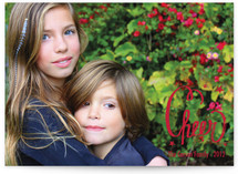 Chalked Cheer Holiday Photo Cards