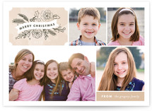 Chalkboard Label Holiday Photo Cards