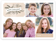 Chalkboard Label Holiday Photo Cards