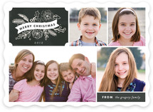 Chalkboard Label Holiday Photo Cards