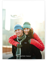 Swooshy Noel Holiday Photo Cards