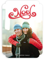 Swooshy Noel Holiday Photo Cards