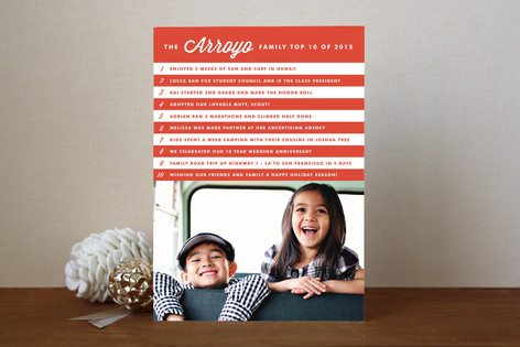 Candy Cane Countdown Holiday Photo Cards